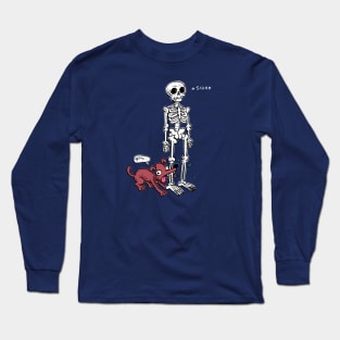 The Skeleton and the dog Long Sleeve T-Shirt